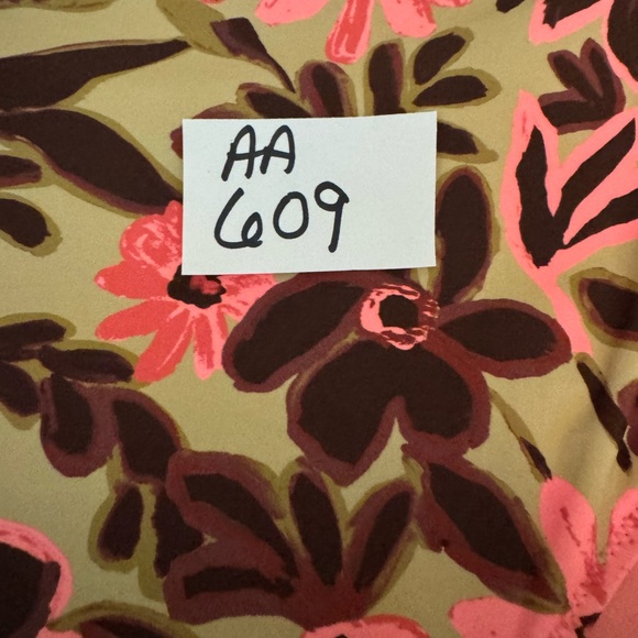 AA-609 Aerie NWT High Waisted Full Coverage Pink & Brown Floral Bikini Bottoms‎ - Picture 10 of 12